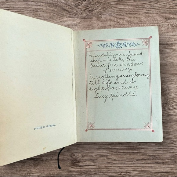 Antique German Birthday Book - Christian Remembrance 1880-1900 - Picture 4 of 9